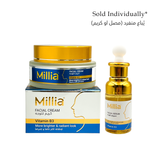 Millia Vitamin B3 Choose Between  Facial Cream (100 ml) or Facial Serum (40 ml) – Hydrating Niacinamide Cream / Serum for Even Skin Tone, Dark Spots & Radiant Glow