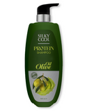 Silky Cool Anti-Hair Loss Shampoo with Olive Oil, Black Seed & Wheat Protein – Deep Cleansing & Strengthening Formula for Thinning Hair | 250ml & 500ml