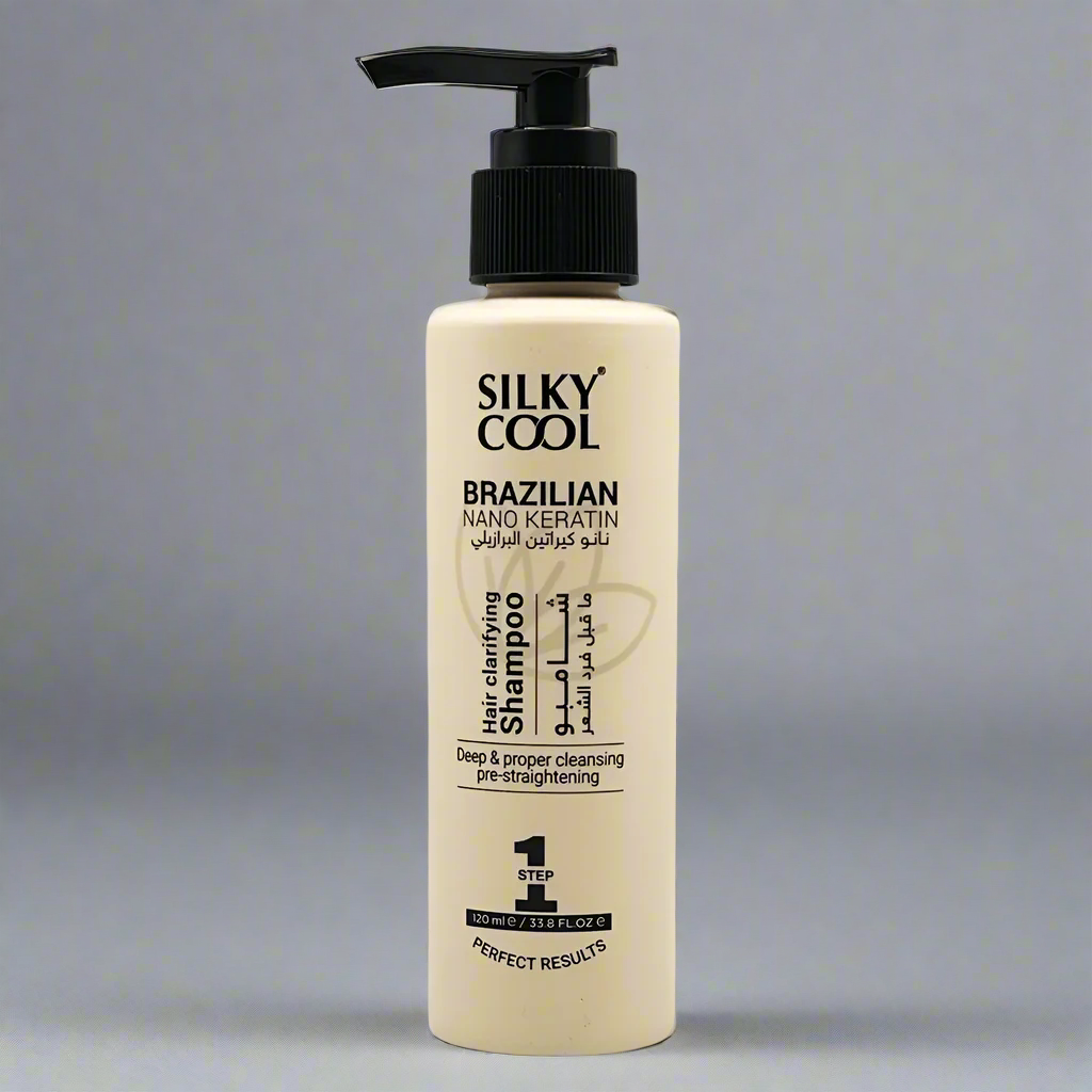 Silky Cool Brazilian Nano Keratin Hair Straightening INDIVIDUAL – 120ml (4-Step Treatment) Smooth, Straighten, Nourish & Shine Professional Grade Hair Care