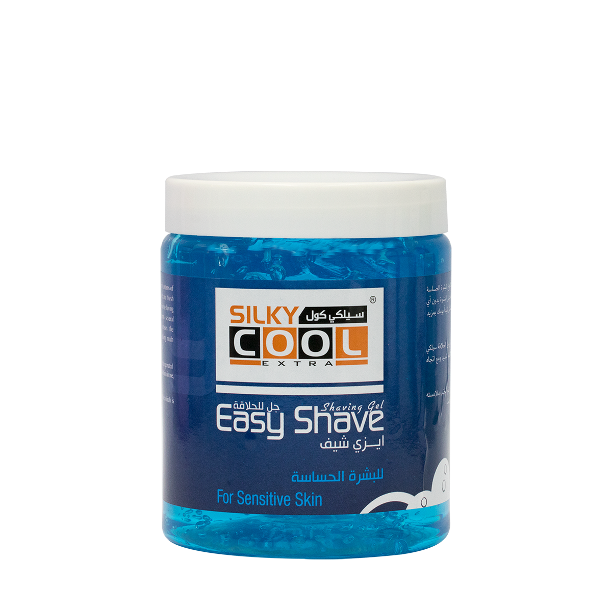 Silky Cool Easy Shave Gel in Jar – Normal & Sensitive Skin , Menthol Cooling Shaving Gel – 500ml & 1000ml Durable Jar for Professional & Personal Use