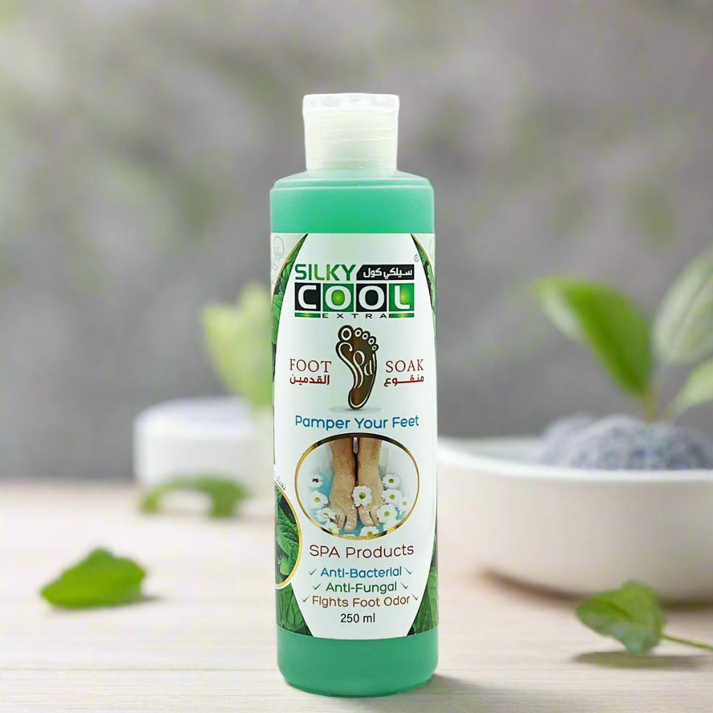 Silky Cool Menthol Foot Soak 250ml – Refreshes, Softens & Soothes Tired Feet