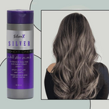 SilverX Deep Conditioning Purple Conditioner – Nourishes, Hydrates & Repairs Blonde, Silver & Highlighted Hair – Anti-Brass Formula, Salt & Sulfate Free – Soft, Manageable, Radiant Hair – 350ml
