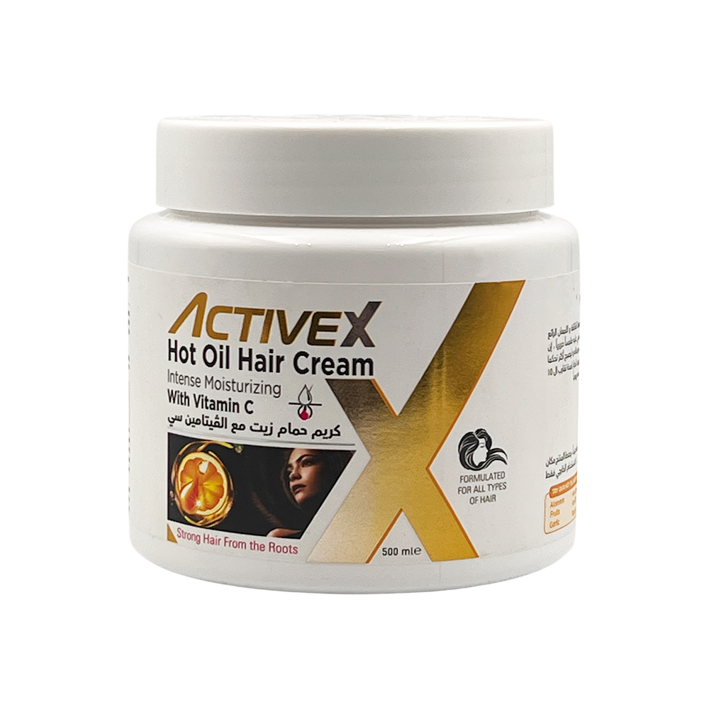 ActiveX Hot Oil Hair Cream 1000 Ml / 500 ml  - Vitamin C | Nourishing and Strengthening