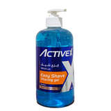 Activex Easy Shave Gel for Men – Non-Foaming Shaving Gel with Pump for Normal & Sensitive Skin, Menthol + Glycerin, 500ml & 2000ml