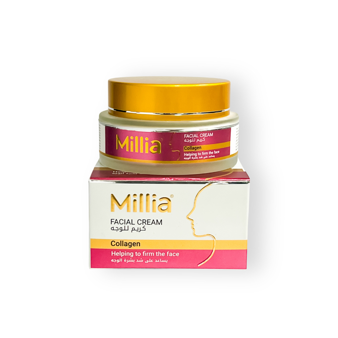 Millia Collagen  Choose Between Cream (100 ml) or Serum (40 ml) – Anti-Aging Collagen Skincare for Firm, Hydrated, and Youthful Skin