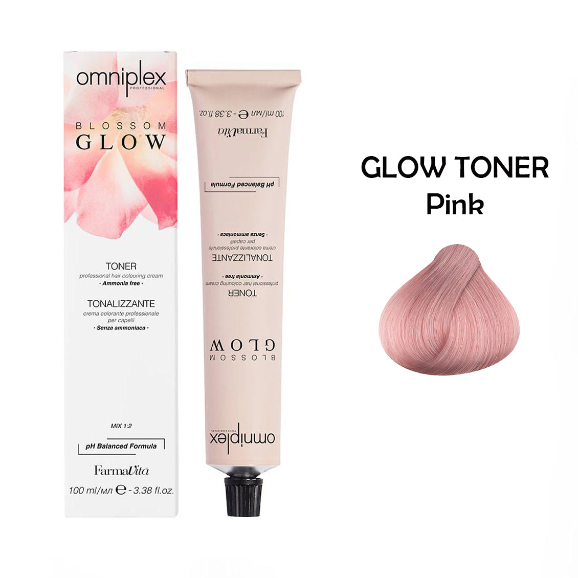 Omniplex blossom glow toner 100ml Shade - (PINK)