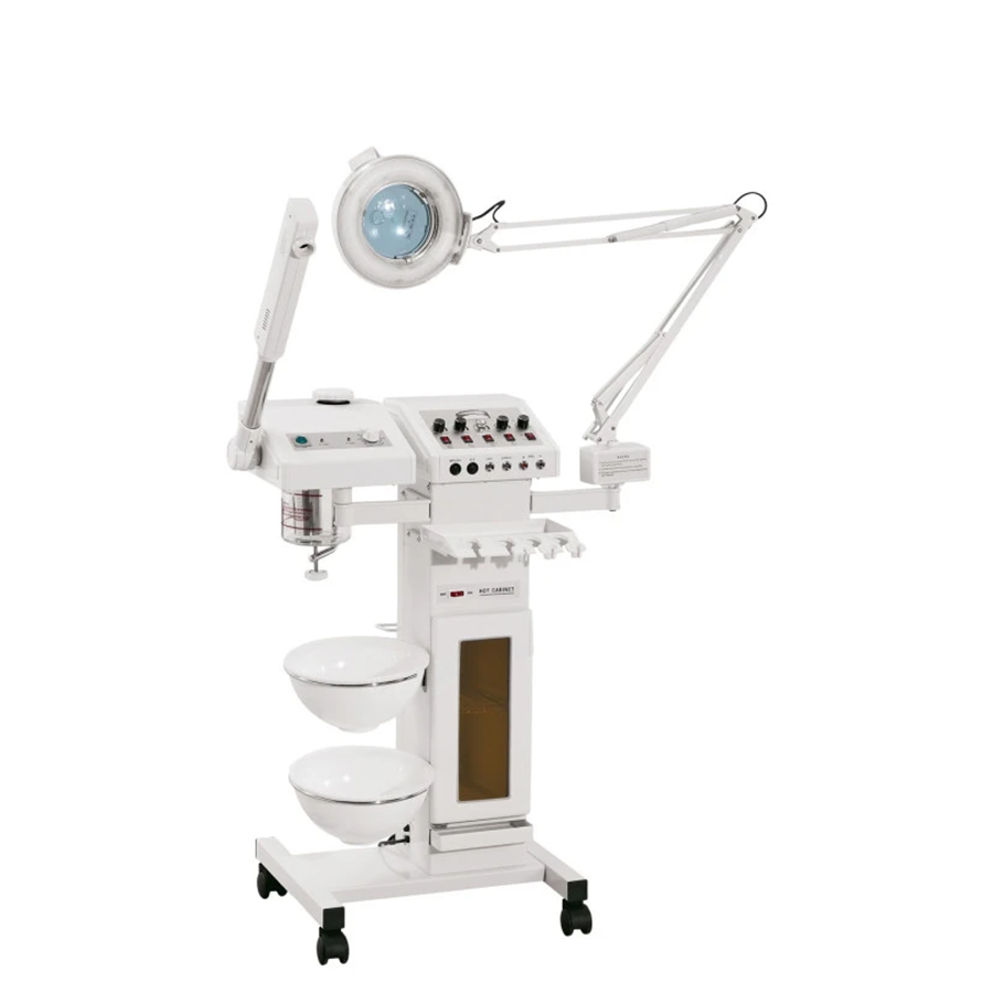 Pilot 10-in-1 Beauty Instrument Skin Care Machine MA-2020 – Professional Facial & Body Treatment, Vacuum, High Frequency, Galvanic, Ozone Steamer & More