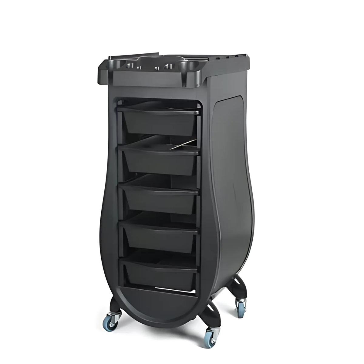 Pilot Trolley MA-3201A – Professional Salon Storage Cart with Metal Frame & 5 PVC Drawers
