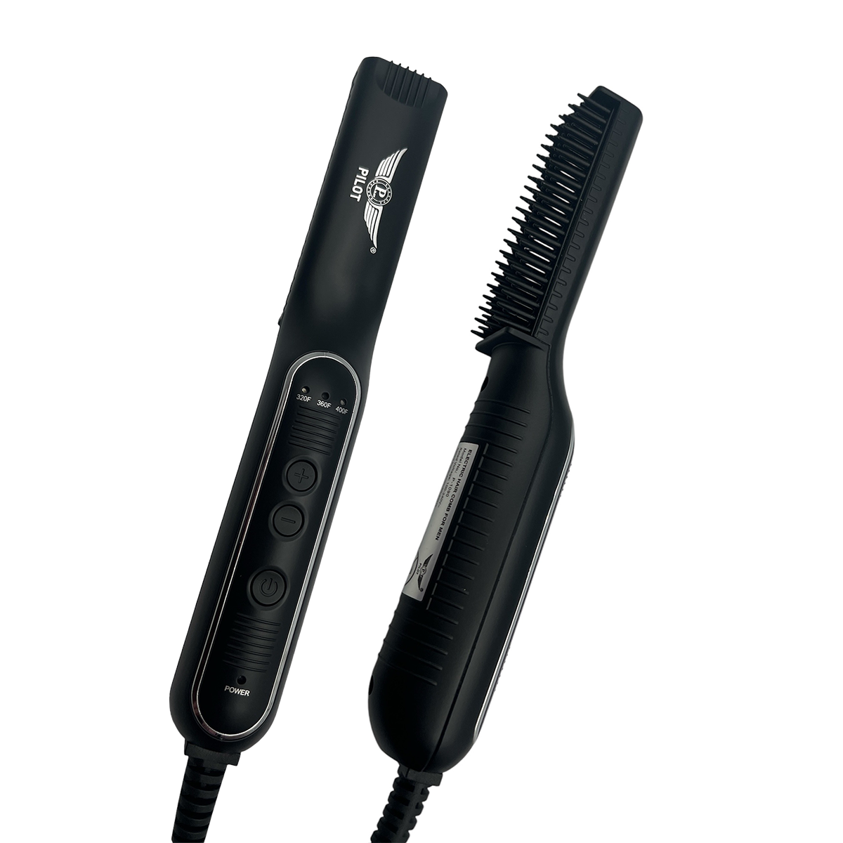 Pilot Thermal Beard Brush P-1090 – 3-in-1 Beard Straightener Brush for Men’s Daily Hair Care and Styling
