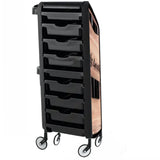 Ceriotti Trolley Elogy Black with Wood Panel
