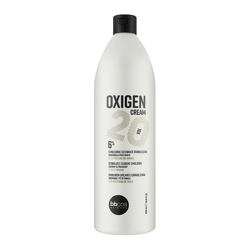 Enhance Your Hair Color with BBCOS Oxidant/Peroxide  Cream - Smooth, Hydrating, and Reinforcing developer