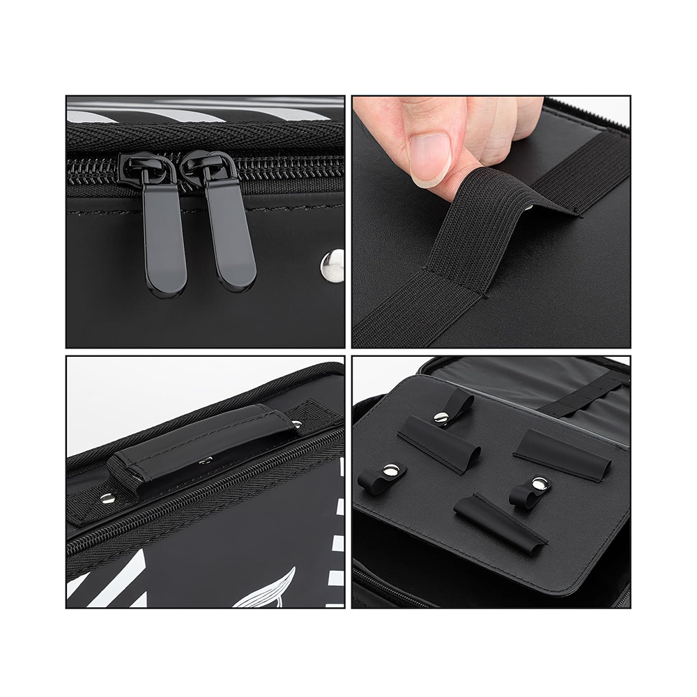 Professional Barber Tool Bag T-04  – Hair Stylist Organizer Case with Scissors Pouch & Travel Storage Compartments
