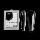 Thuya Dual System Nail Tips – 120 pcs Coffin & Square Shape Tips for Professional Nail Extensions and Enhancements
