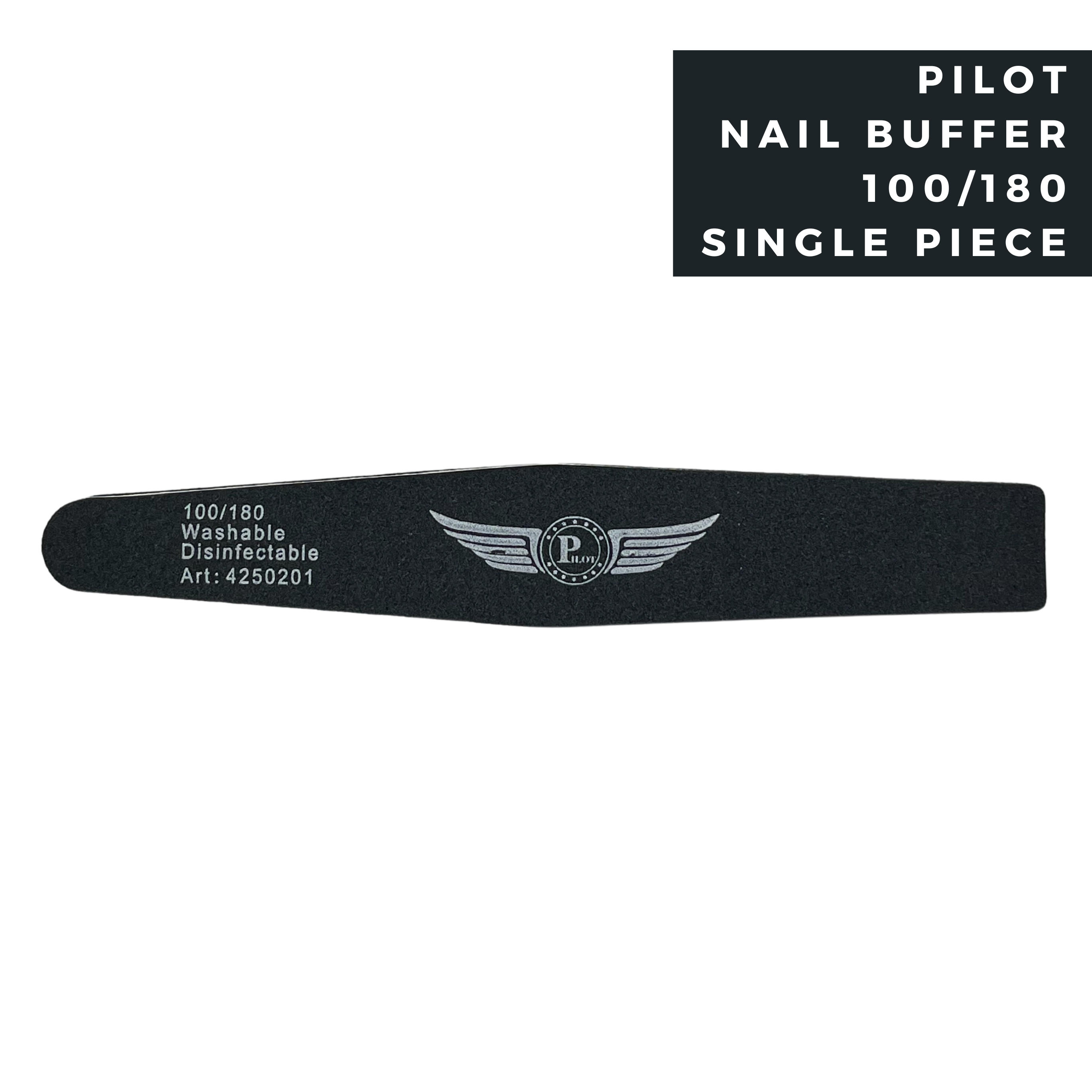 Pilot Single Nail Buffer S7PK-M 180/100 - Shape, Smooth, Shine!