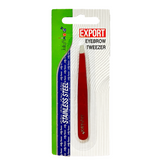 Jully France  Eyebrow Tweezer 9.5 cm Slant Tip - Precision Stainless Steel Grooming Tool for Eyebrow Shaping & Hair Removal (Available in Multiple Colors)