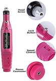Nail Drill YM-100 Electric Nail File - Adjustable Speed Manicure & Pedicure Machine with 6 Drill Bits for Acrylic, Gel Nails & Nail Art