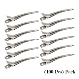 Pilot Metal / Aluminum Hair Clips 7 Holes 9cm – 100 Pcs Pack for Salon & Professional Use