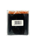 Amora Disposable Black Eyeliner Brushes - Pack of 50 - Easy Eye Makeup