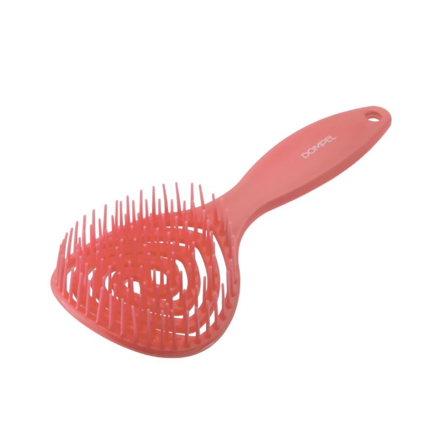 Dompel Lollipop Brush 4018 – Scented Detangling Hair Brush for Kids & Teens – Flexible Bristles – Grape, Green Apple, Strawberry, Pineapple