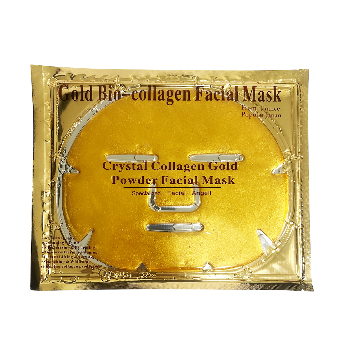 Collagen Facial Mask 90g – Gold & Black | Hydrating, Firming, Detoxifying Gel Mask with Hyaluronic Acid & Botanical ExtractsReal Deep Mask, Hydrating Overnight Mask, Pore Minimizing, Elasticity Improvement