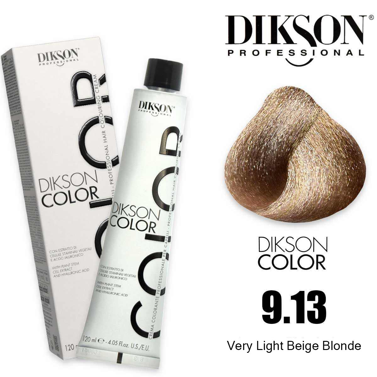 Dikson Hair color 120ml - 9.13 (Very Light Beige Blonde)
