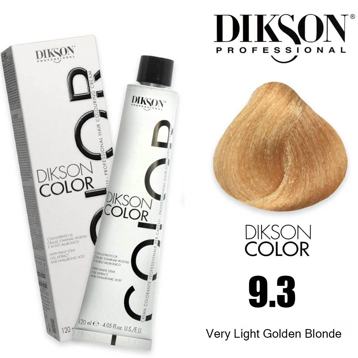 Dikson Hair color 120ml - 9.3 (Very Light Golden Blonde)