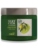 Silky Cool Deep Repair Hair Mask with Olive Oil, Black Seed & Milk Protein – Sulfate-Free Nourishing Treatment for Dry & Damaged Hair | 500ml