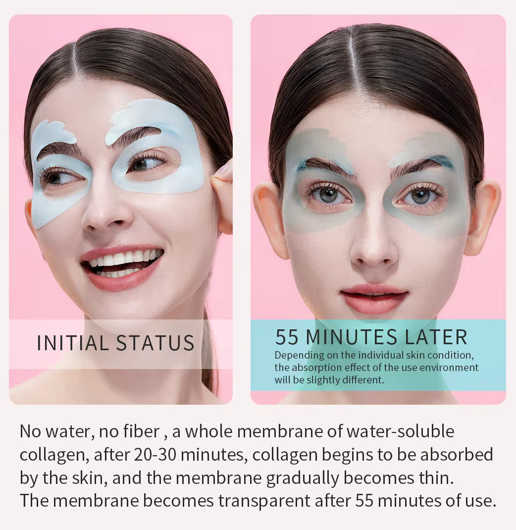 Mond’Sub Bio-Collagen Eye Mask (1 Pair) – Hydrating, Brightening & Anti-Aging Hydrogel Mask for Wrinkles, Dark Circles & Puffy Eyes