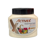 ActiveX Facial Mud Mask 500 Ml - Vitamin C | Rejuvenating and Brightening Skincare Treatment