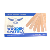 Pilot Disposable Wooden Wax Spatula Sticks (Blue) – 100 Pcs | 6-Inch Birch Wood for Hair Removal, Hard Wax, Sugar Wax, Face & Body Waxing, Salon & DIY Use