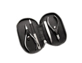 Nghia Gray Plated Gift Set (MD-33)  4-IN -1 manicure set Cuticle Nipper, Nail Nipper, Nail file & Tweezer