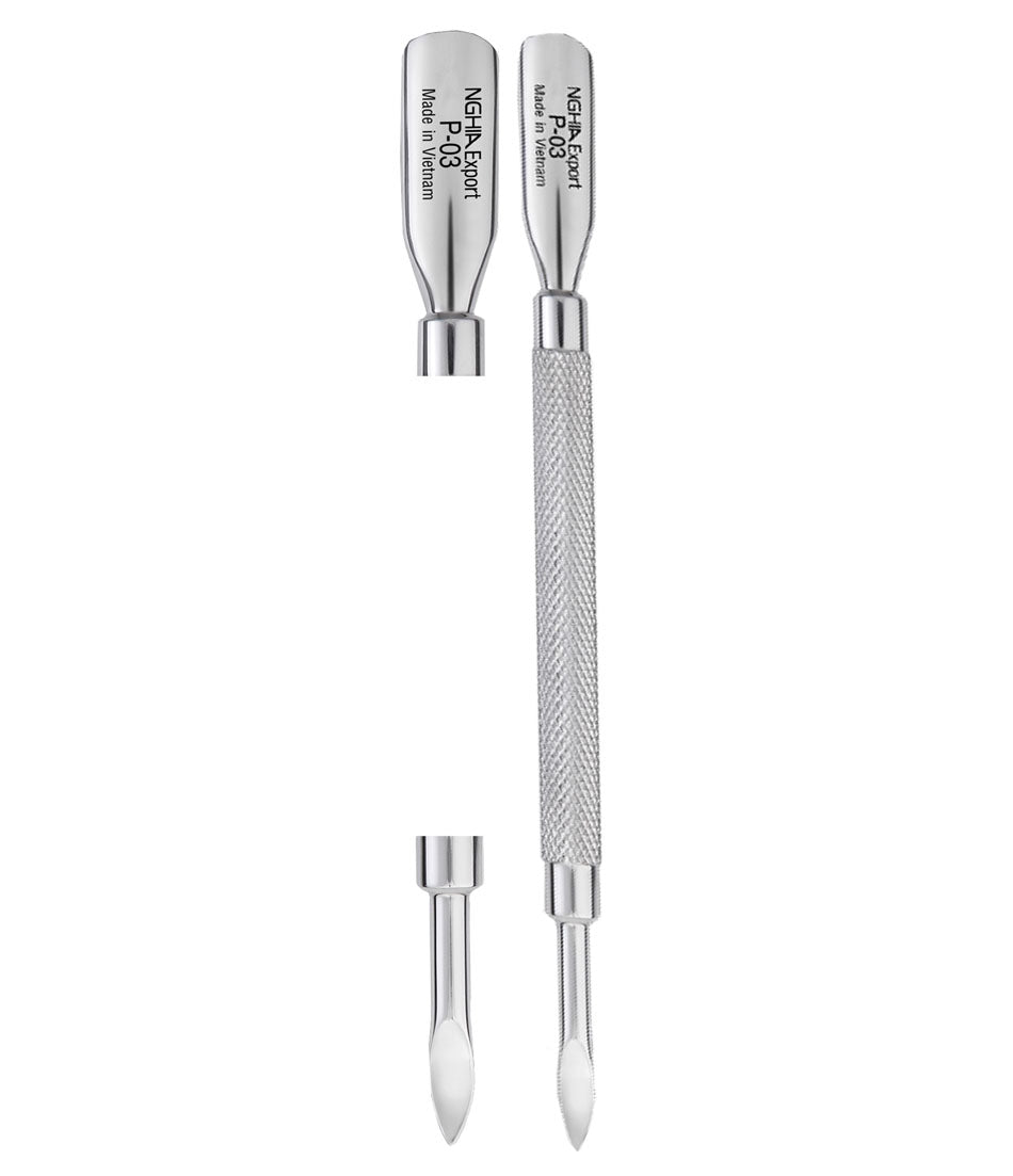 Nghia Stainless Steel Cutical Pusher P-03 - Effortless Nail Care Essential