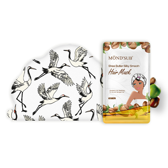 Mondsub Elastic Disposable Hair Mask 40G – Argan Oil, Coconut Oil & Shea Butter , Deep Nourishing, Hydrating & Strengthening Treatment for Damaged & Dry Hair