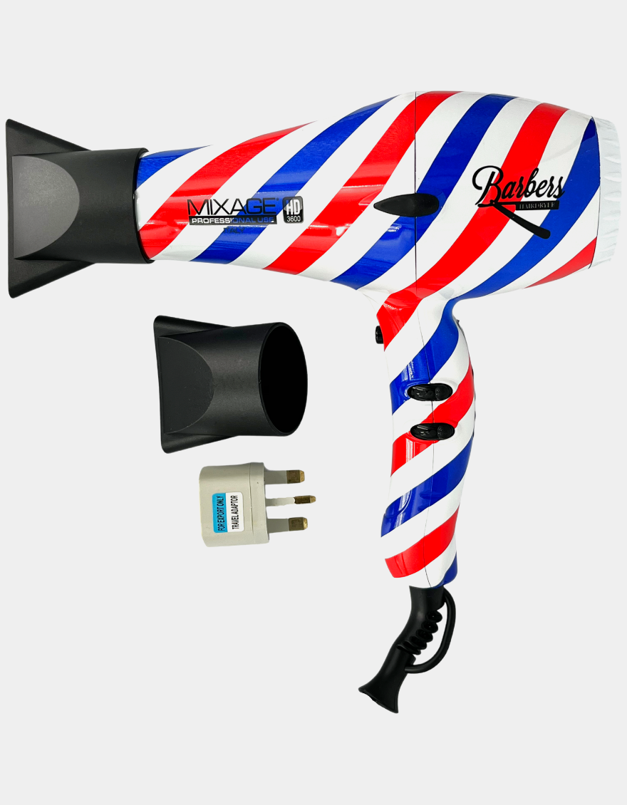 Professional 2000W Hair Dryer with Dual Fan Speeds and Temperature Settings