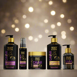 Silky Cool Caviar Hair Care Set – 5-Piece Nourishing Treatment with Caviar Shampoo, Conditioner, Hair Mask & Serums for Shine, Strength & Repair