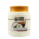 Silky Cool Hot Oil 1000 Ml - Coconut Deep Conditioning Hair Treatment for Dry, Frizzy & Damaged Hair