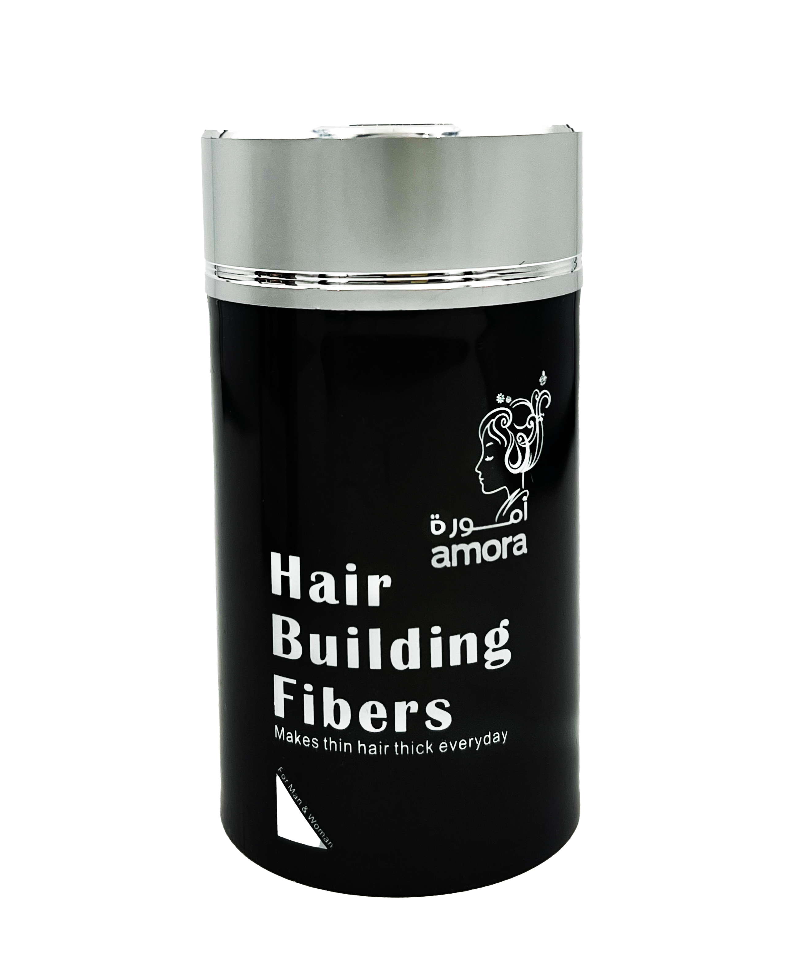 Amora Hair Building Fiber -  Instant Hair Thickness , Volume and Coverage 22g