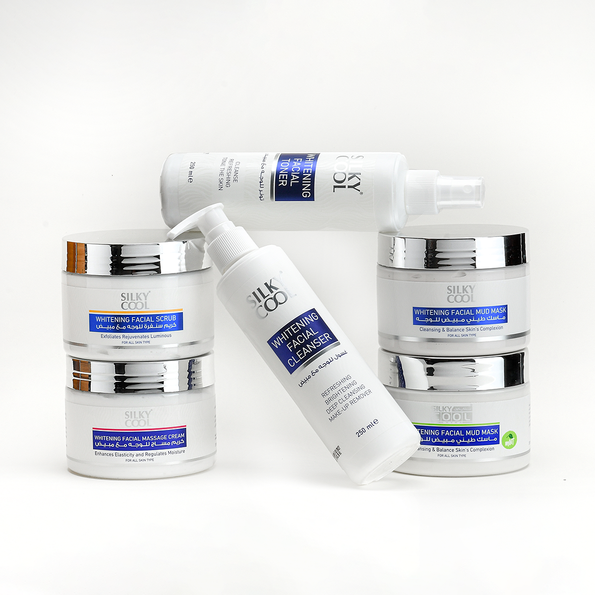 Silky Cool Whitening Facial Kit - Skin Enhancement - Brightening