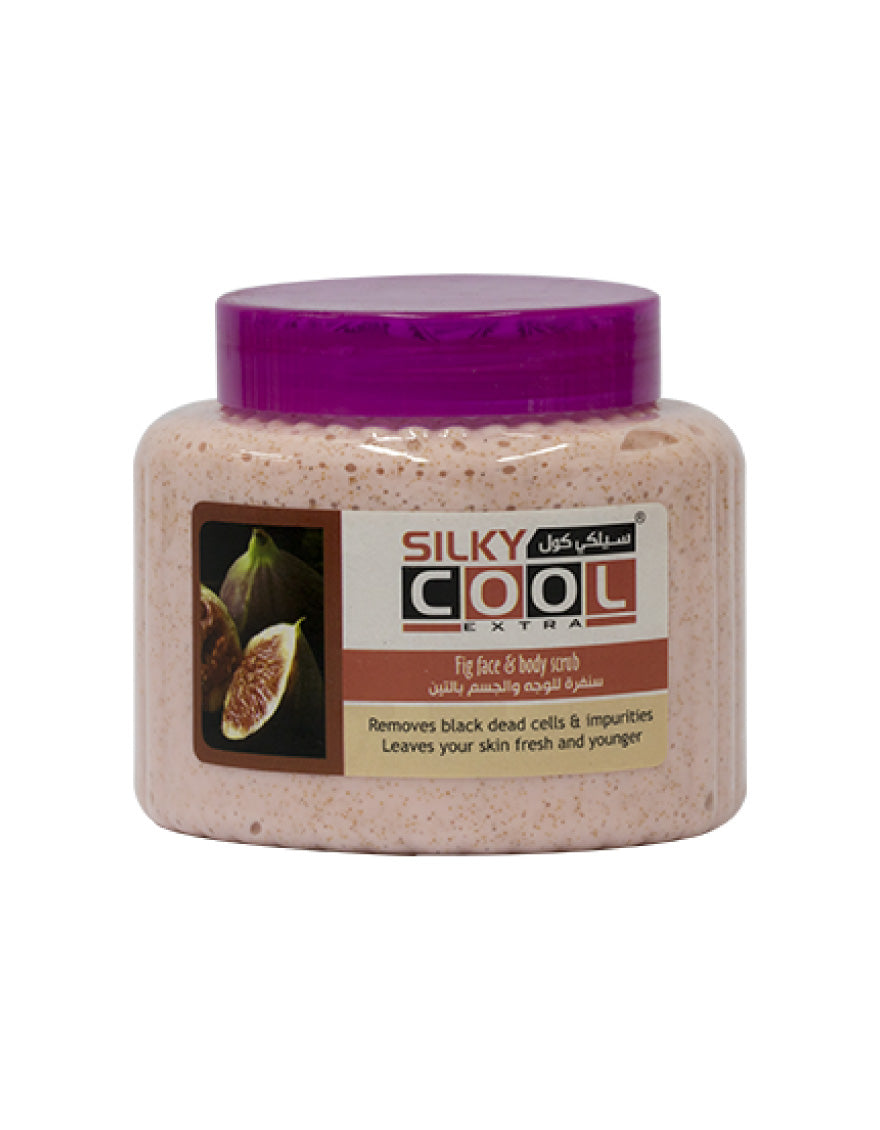 Silky Cool Face & Body Scrub 500 Ml - Fig Face