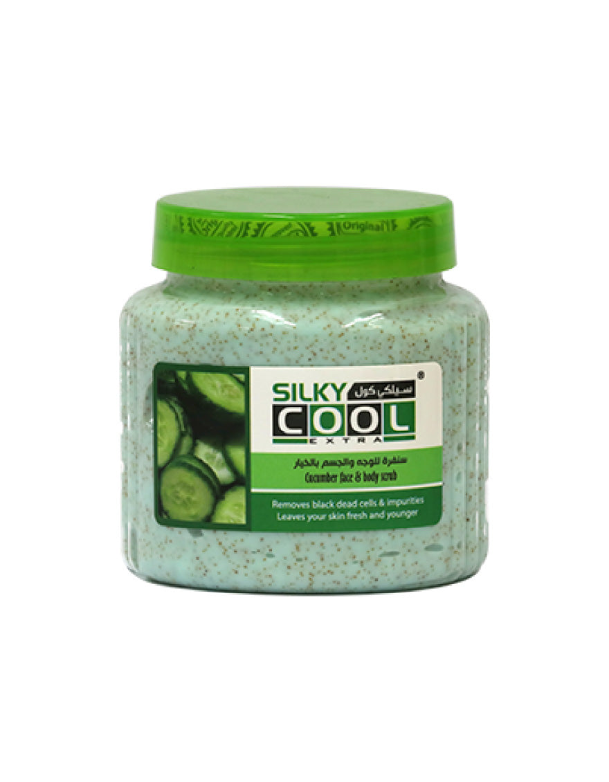 Silky Cool Face & Body Scrub 300 Ml - Cucumber