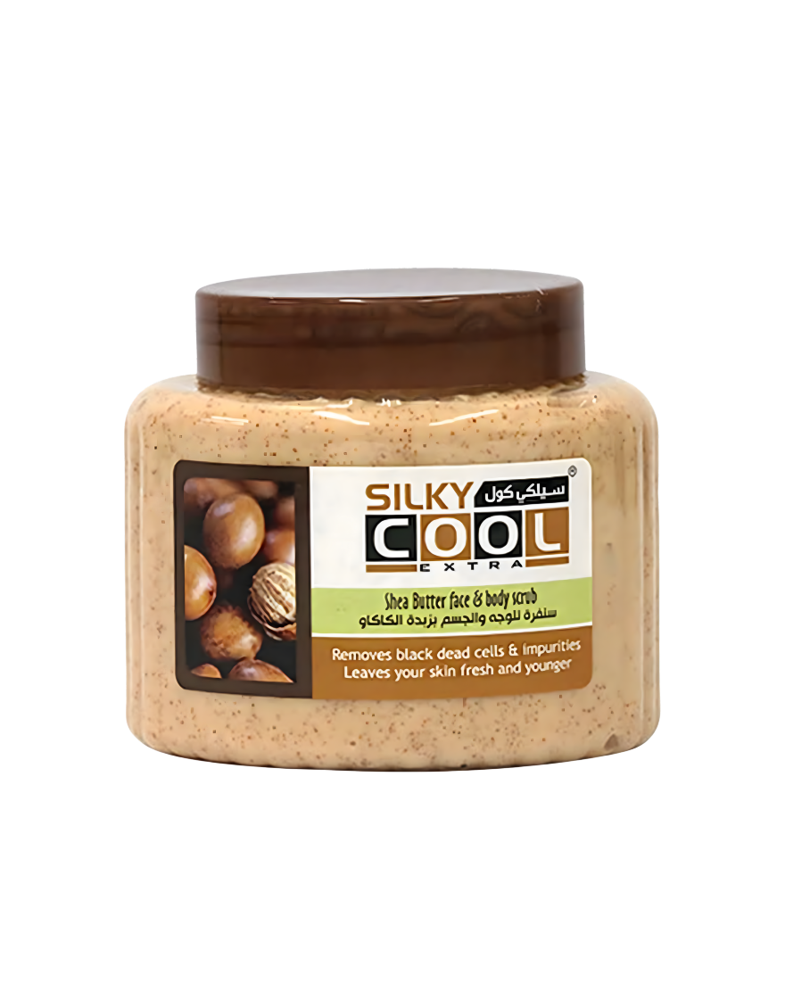 Silky Cool Face & Body Scrub 500 Ml - Shea Butter