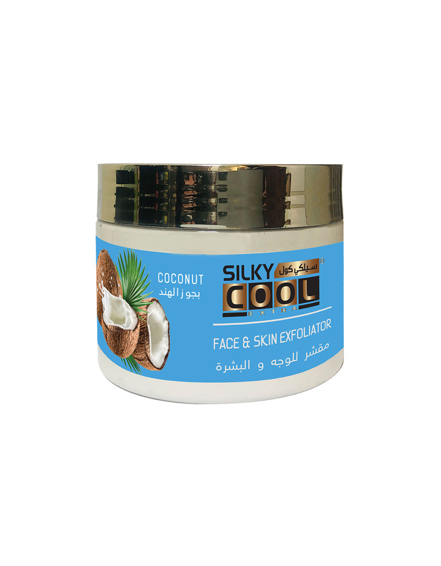 Silky Cool Face & Skin Exfoliator 350 Ml Coconut