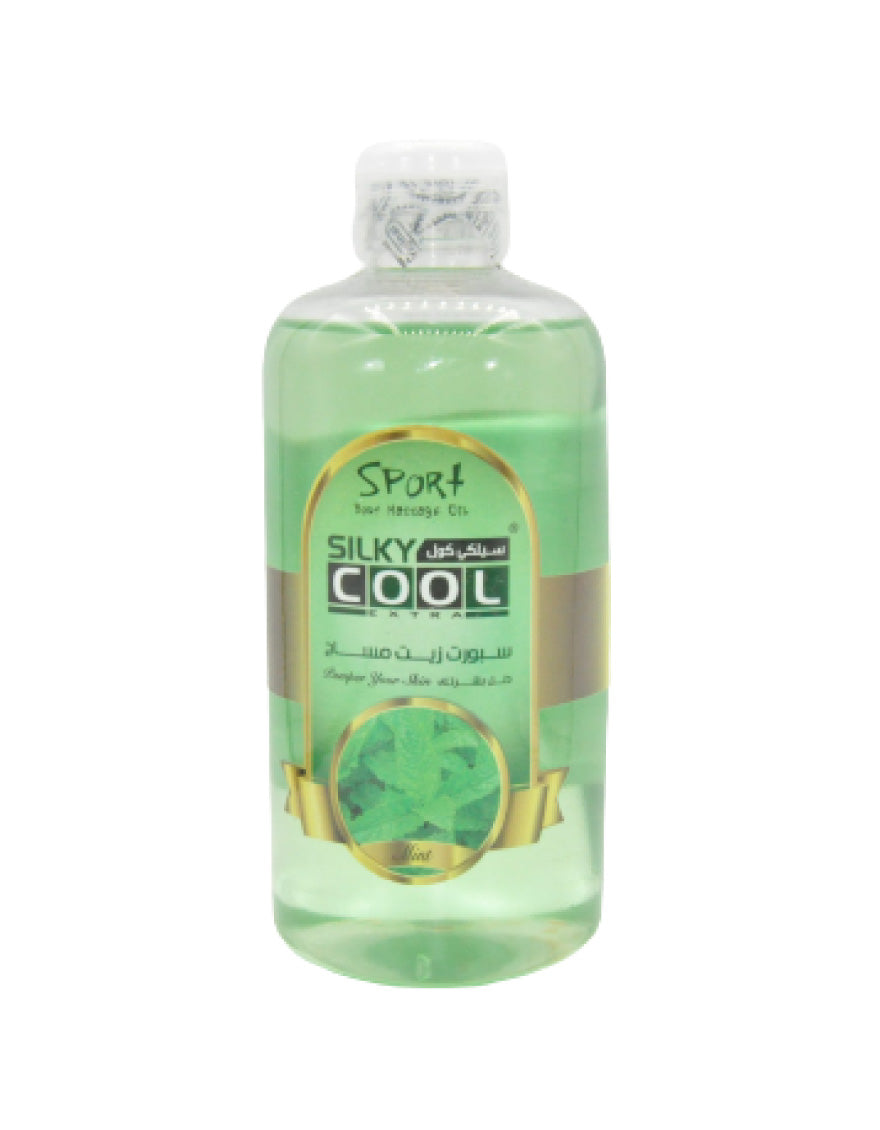 Silky Cool Massage Oil 500 Ml - Mint