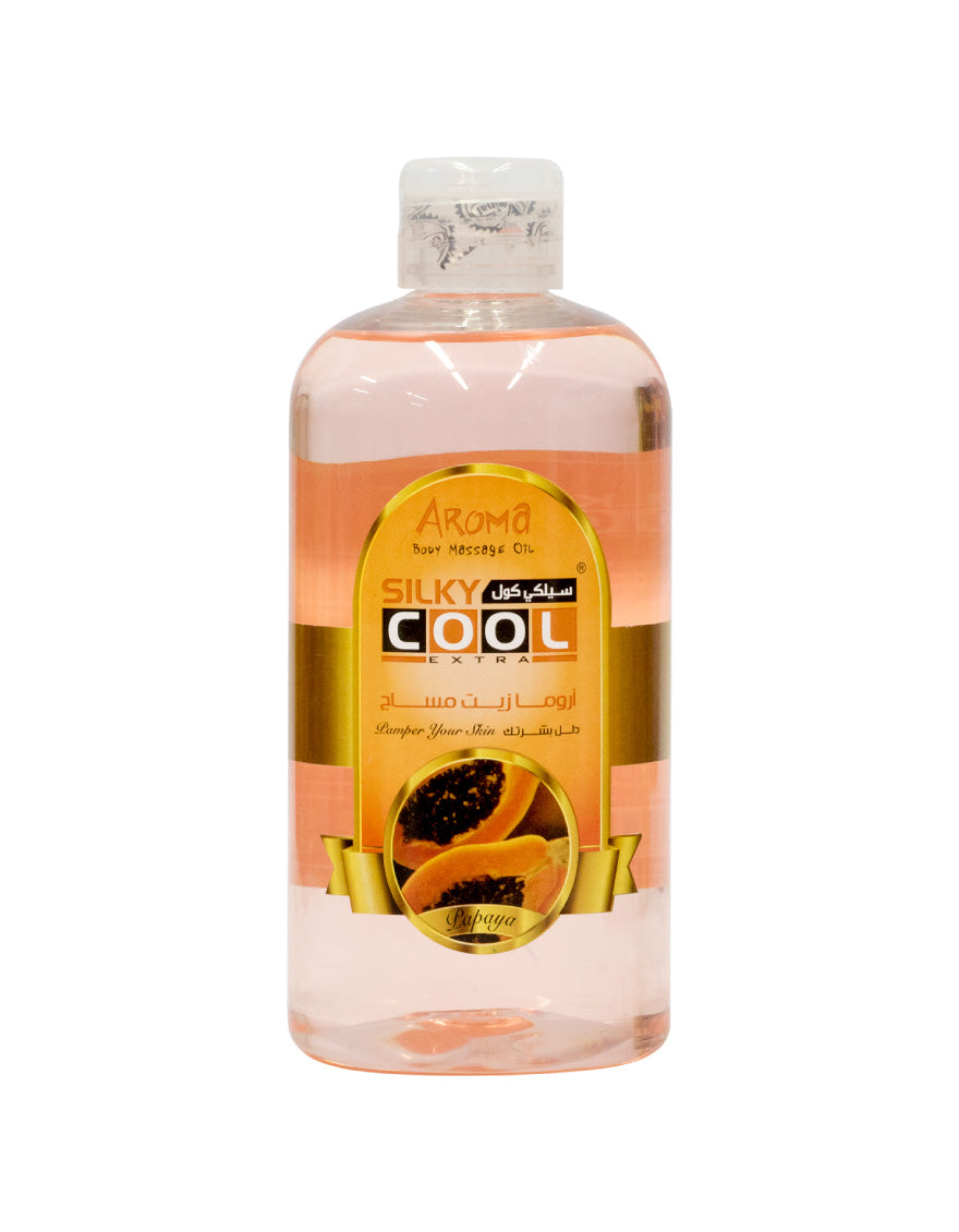 Silky Cool Massage Oil 500 Ml - Papaya