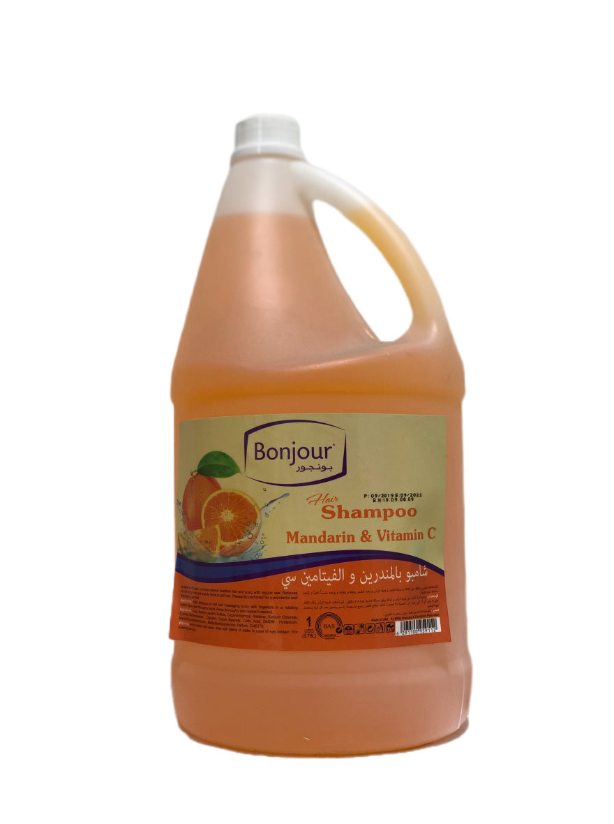 Bonjour Hair Shampoo 3.78 L Mandarin & Vitamin C