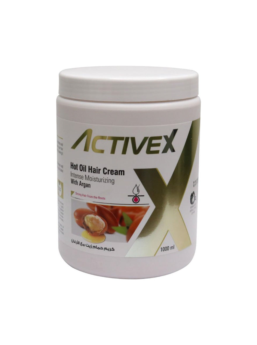 ActiveX Hot Oil Hair Cream 1000 Ml - Argan | Nourishing and Smoothing