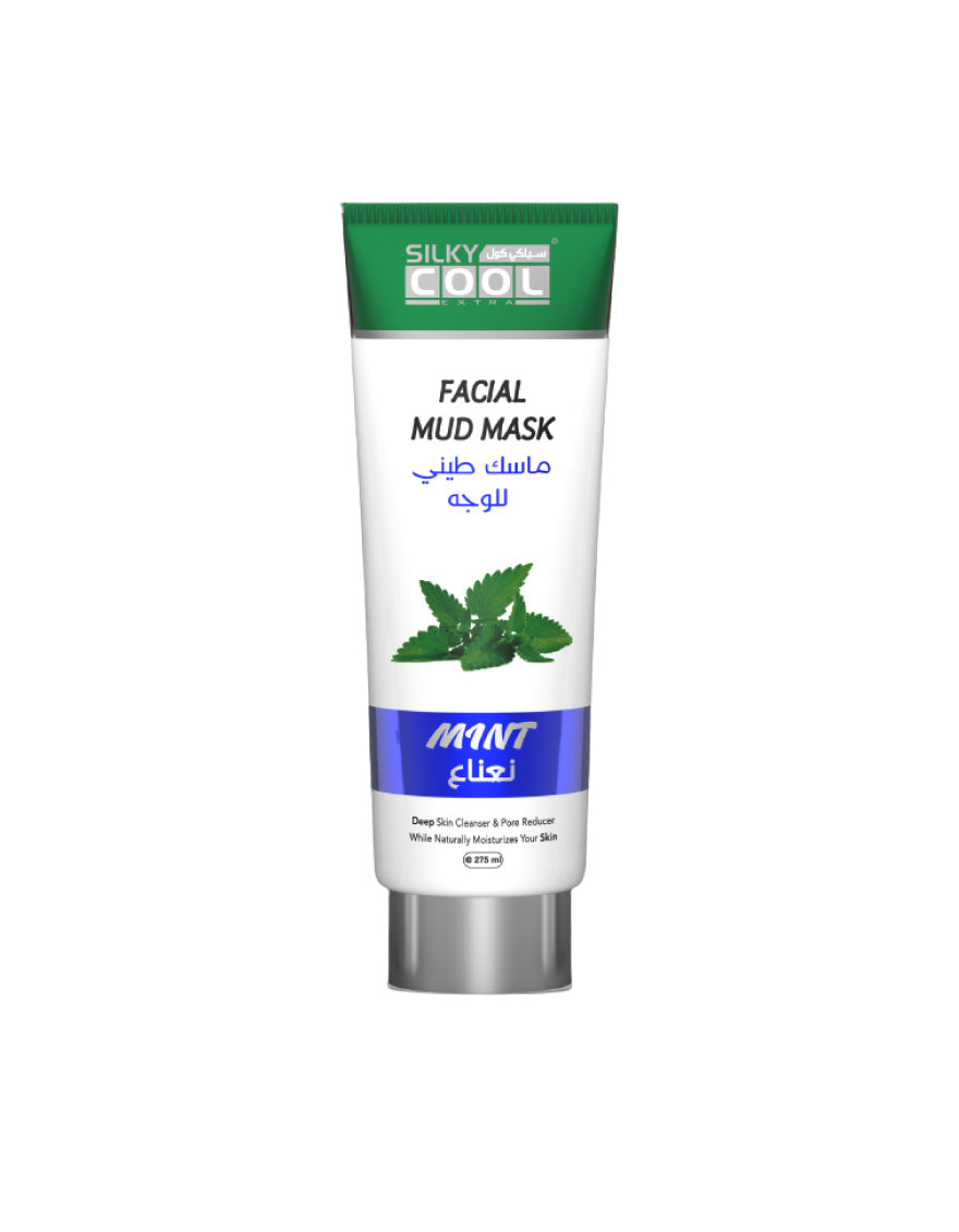 Silky Cool Facial Mud Mask Tube 275 Ml - Mint