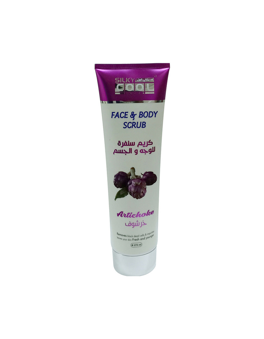 Silky Cool Facial Face & Body Scrub Tube 275 Ml - Artichoke
