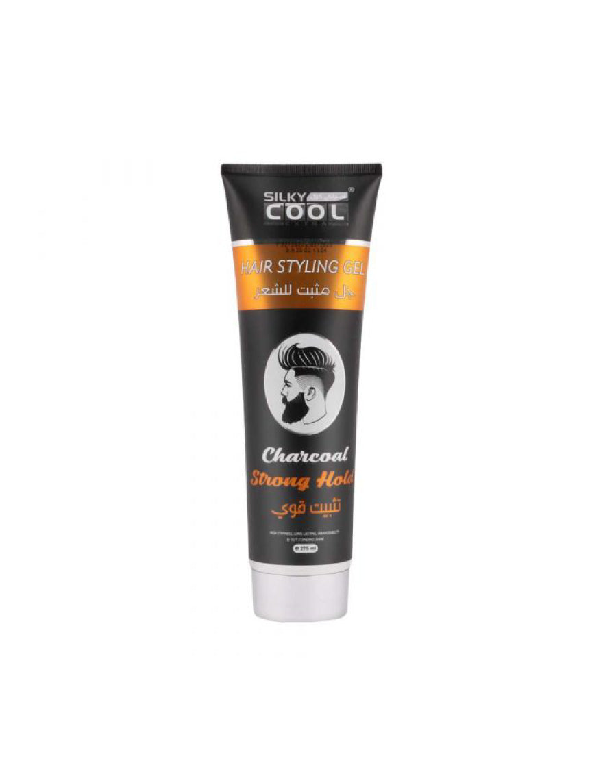 Silky Cool Hair Styling Gel Tube 275 Ml - Charcoal