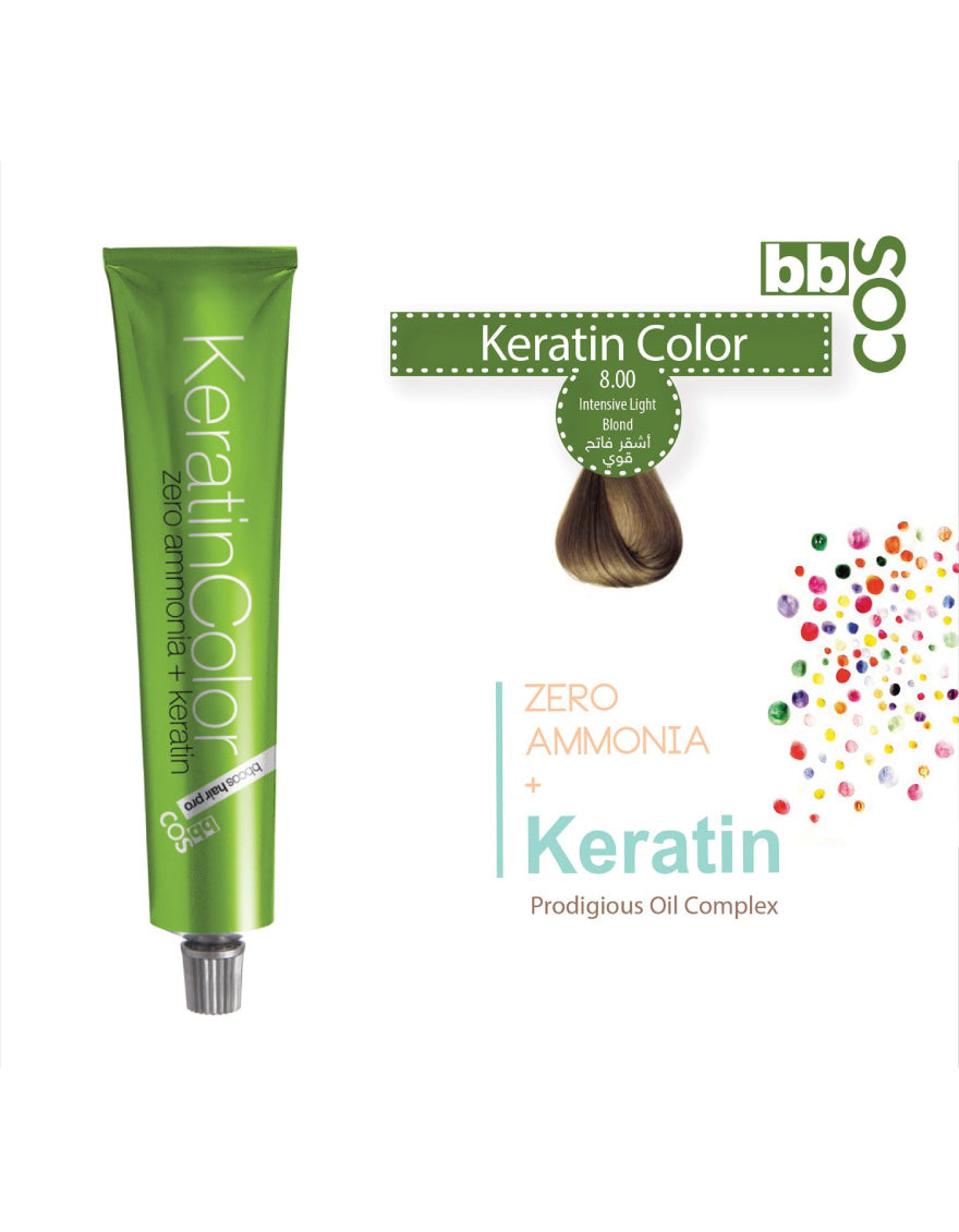 Keratin Hair Color 100 ml 8.00